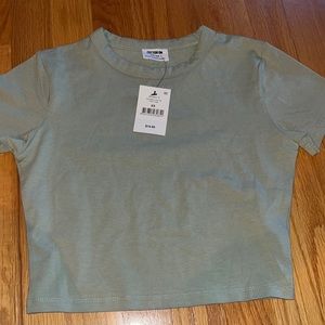 Sage Green Cotton On Baby Crop Tee